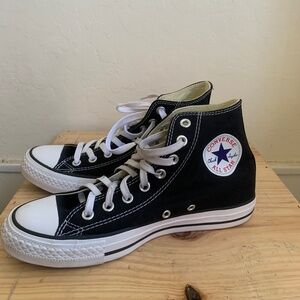 Black high top Converse